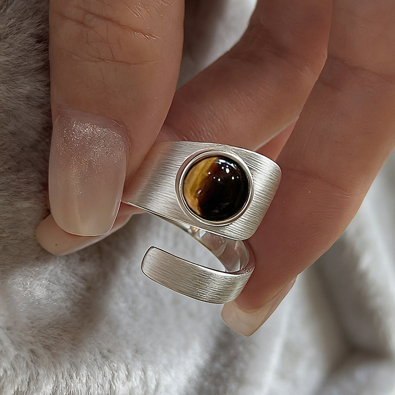 Tigers Eye Stone Ring