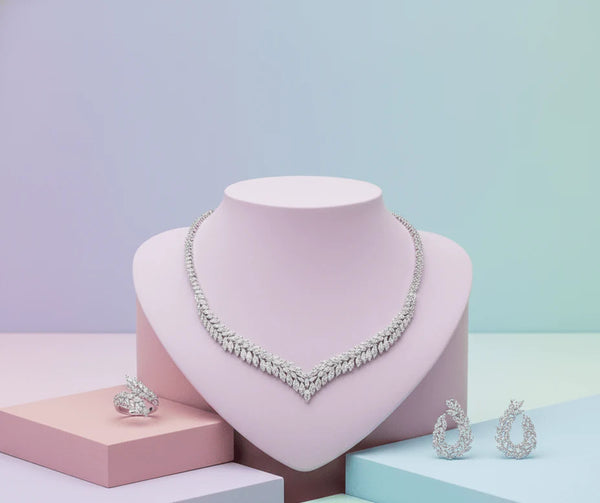 Leaf V-Neck Jewelry Set