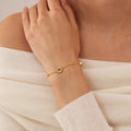 Female Titanium Steel Gold Plated Niche Bracelet